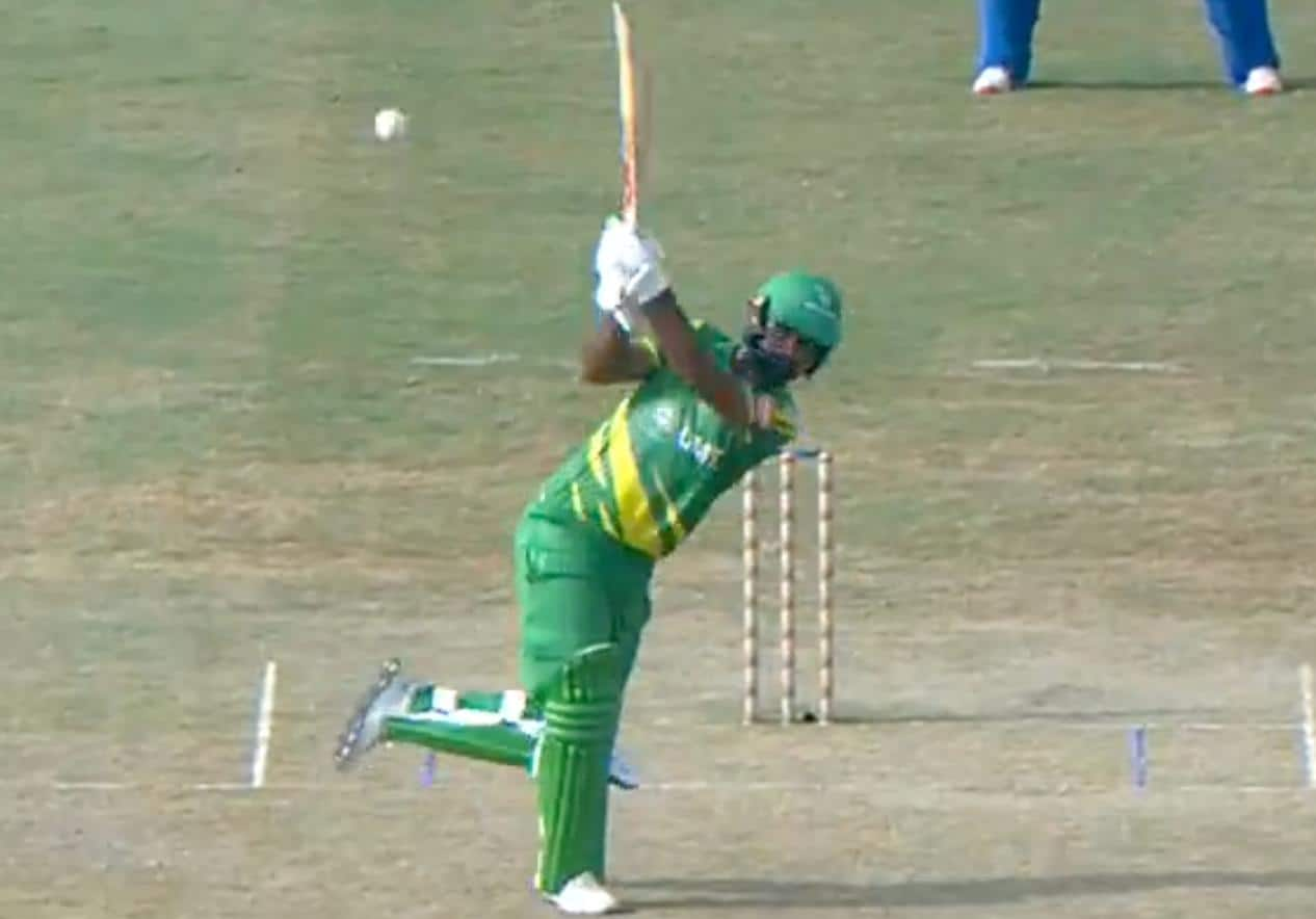 Fakhar Zaman in action [x]
